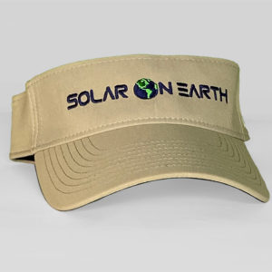 Solar On Earth Khaki Visor